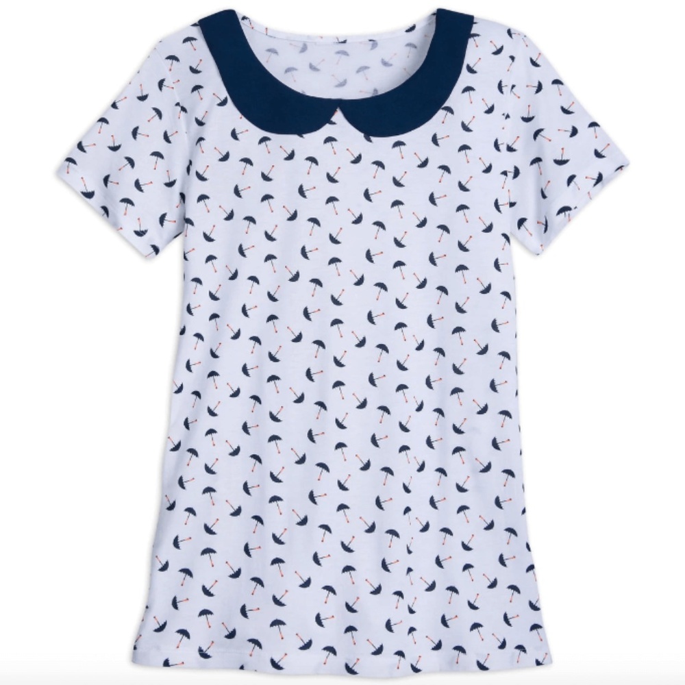 Adorable Mary Poppins Umbrella Pattern Top (NWOT)